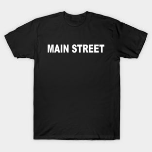 Main Street White T-Shirt